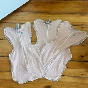 3 Love to Dream Pink Swaddle Sleep Sacks - medium 13-19lbs